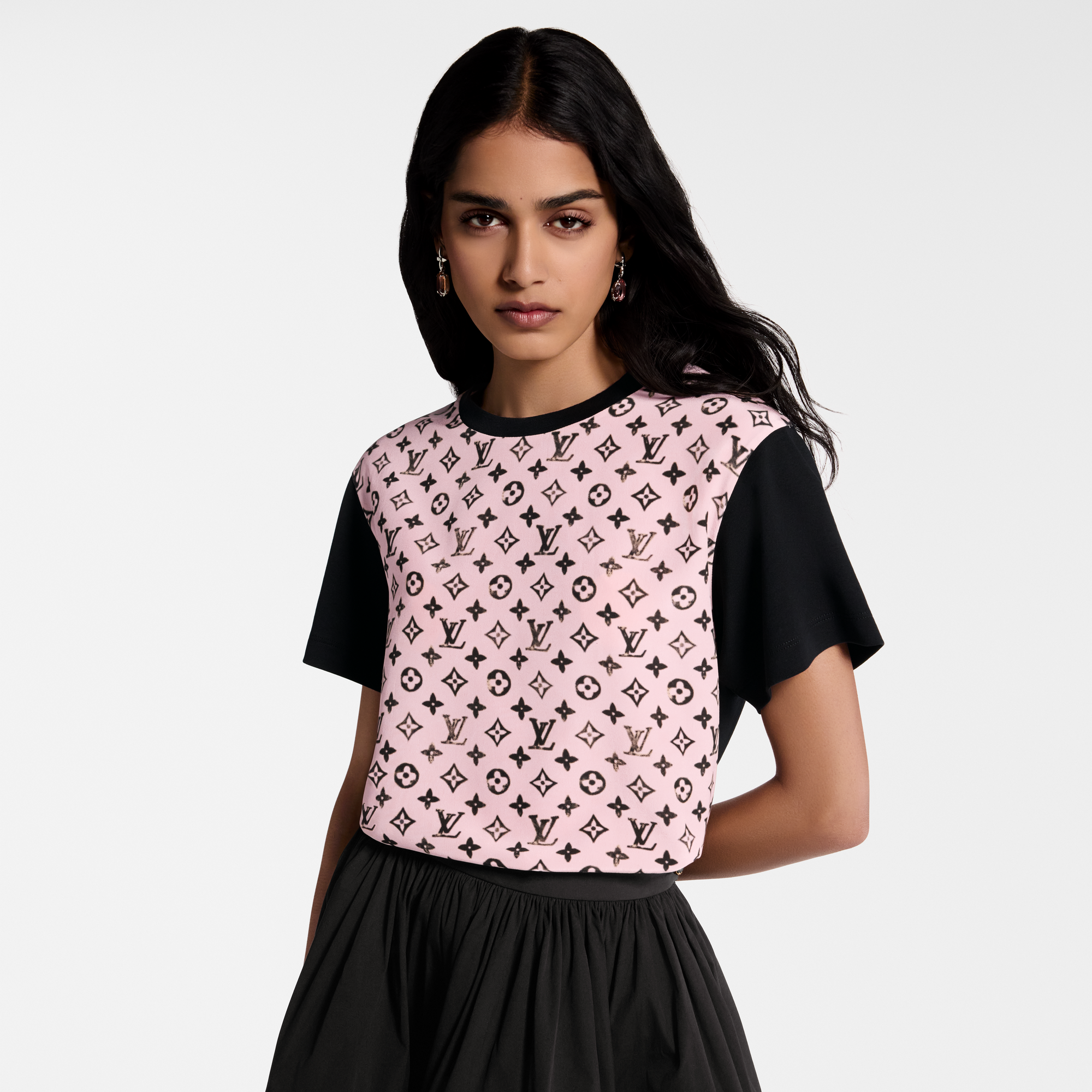 Camiseta Monogram  Mujer Prêt-à-Porter Tops | LOUIS VUITTON (Zoom de producto)